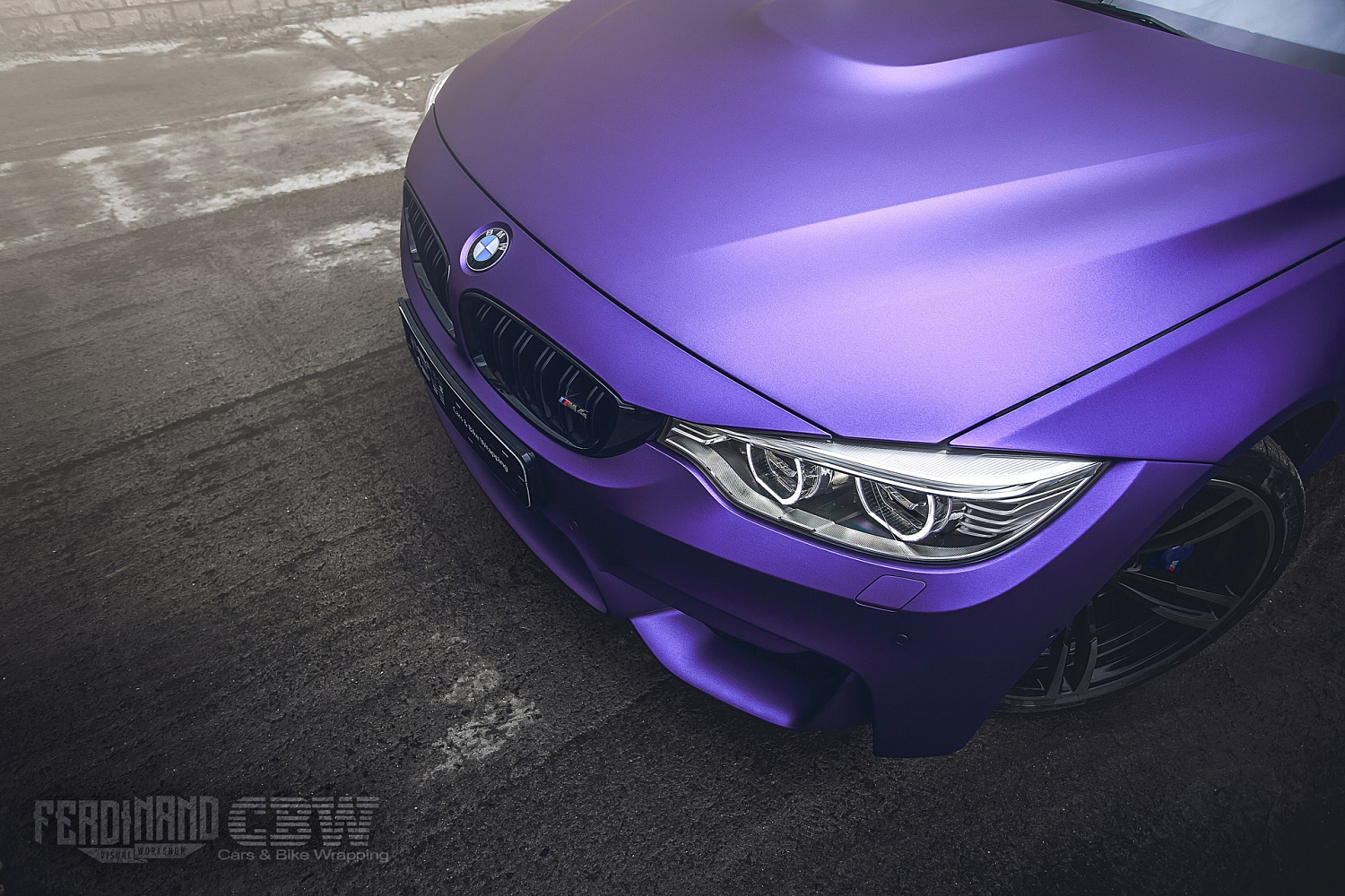 Виниловая автопленка  Matte Metallic Purple - Фиолетовая матовая металлик AS4220001