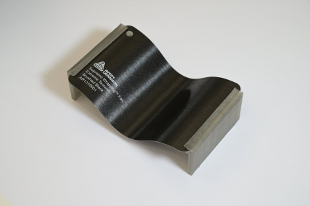 Виниловая автопленка  Brushed Black - Черный царапанный металл AR1310001